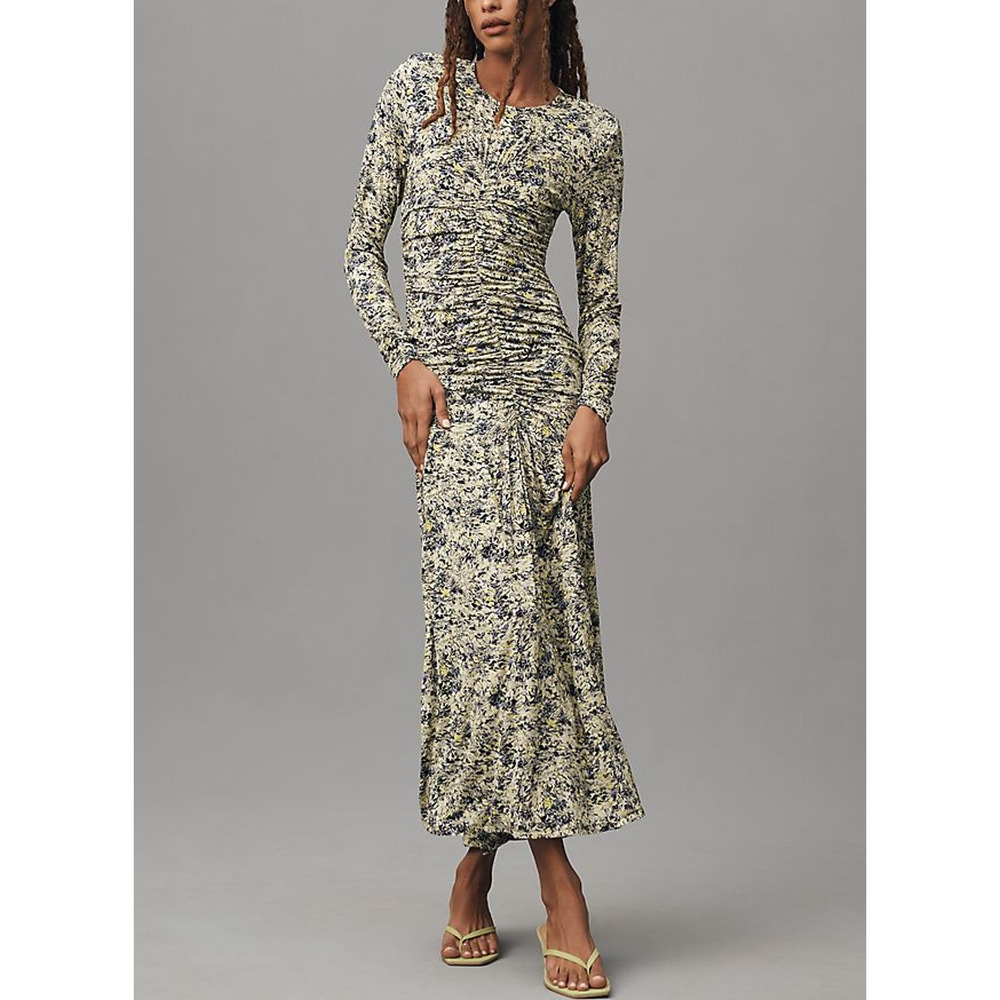 Gestuz 'Minuly' Green Midi Dress Size XL